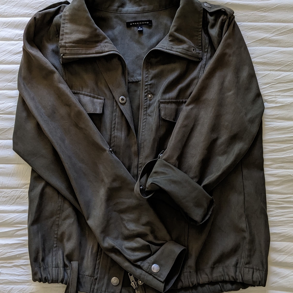 Staccato Dark Olive Military Jacket